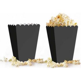 Kikajoy 8 Adet Siyah Popcorn Kutusu