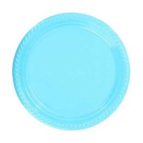 Kikajoy Açık Mavi 22 cm Roll Up Plastik Tabak