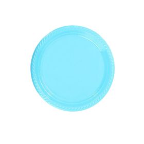Kikajoy Açık Mavi 22 cm Roll Up Plastik Tabak