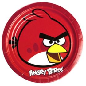 Kikajoy Angry Birds Karton Tabak