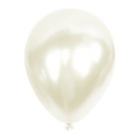 Kikajoy Baskısız Beyaz Metalik Balon