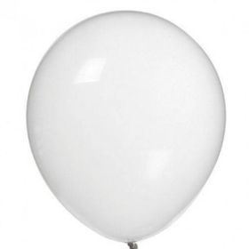 Kikajoy Baskısız Beyaz Metalik Balon
