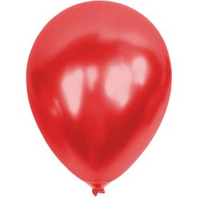Kikajoy Baskısız Kırmızı 100 Adet Metalik Balon