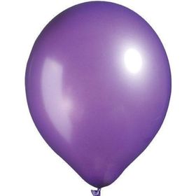 Kikajoy Baskısız Mor Metalik Balon