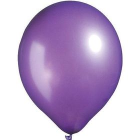 Kikajoy Baskısız Mor Metalik Balon