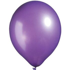 Kikajoy Baskısız Mor Metalik Balon