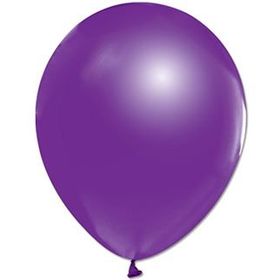 Kikajoy Baskısız Mor Metalik Balon