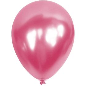 Kikajoy Baskısız Pembe Metalik Balon