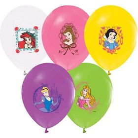 Kikajoy Çift Taraflı Disney Prensesleri Baskılı Balon