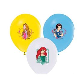 Kikajoy Çift Taraflı Disney Prensesleri Baskılı Balon