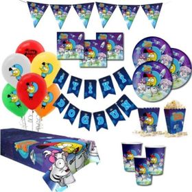 Kikajoy Erkek Bebek Kral Şakir Uzayda Temalı Konsept Parti Seti