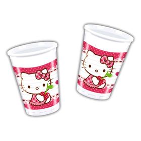 Kikajoy Hello Kitty Hearts Plastik Bardak