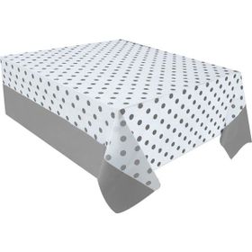 Kikajoy Plastik Gümüş Masa Örtüsü