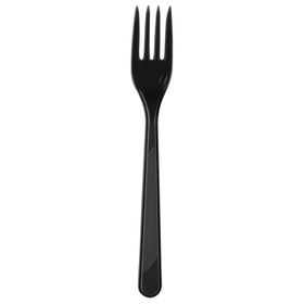 Kikajoy Plastik Siyah Çatal