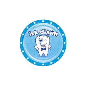 Kikajoy Roll-Up İlk Dişim Erkek Karton Tabak