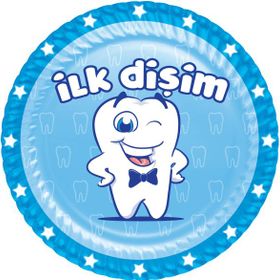 Kikajoy Roll-Up İlk Dişim Erkek Karton Tabak
