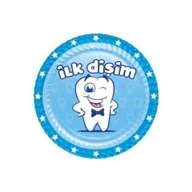 Kikajoy Roll-Up İlk Dişim Erkek Karton Tabak
