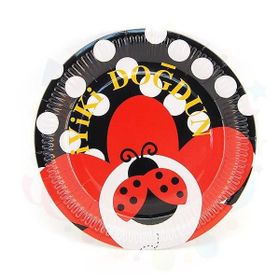 Kikajoy Roll-Up Uğur Böceği Karton Tabak