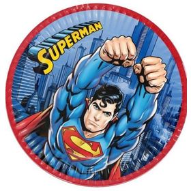 Kikajoy Superman 8'li Karton Tabak