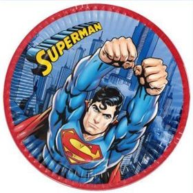 Kikajoy Superman 8'li Karton Tabak