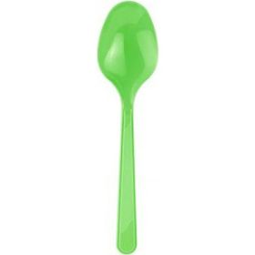 Kikajoy Yeşil 25 Adet Plastik Kaşık