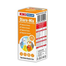 Kiki 25 ml Excellent Diare-Mix Kuş İshal Önleyici ve Bağırsak Düzenleyici