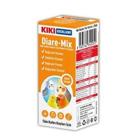 Kiki 25 ml Excellent Diare-Mix Kuş İshal Önleyici ve Bağırsak Düzenleyici