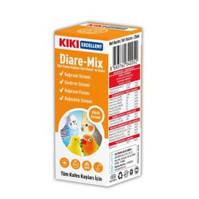 Kiki 25 ml Excellent Diare-Mix Kuş İshal Önleyici ve Bağırsak Düzenleyici