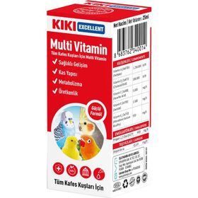 Kiki 25 ml Excellent Kuş Multi Vitamin