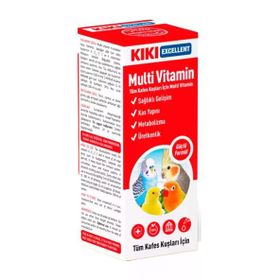 Kiki 25 ml Tüm Kafes Kuşları İçin Multi Vitamin
