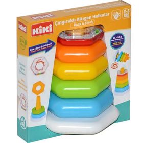 Kiki AE-1510 0-3 Yaş Çıngıraklı Altıgen Halhalar