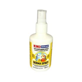 Kiki Excellent Derma Sprey Kuşlar için 100 ml Tüy ve Deri Bakım Spreyi
