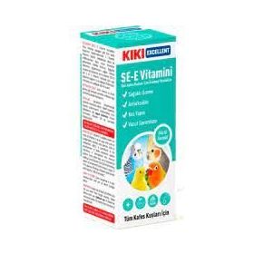 Kiki Excellent Kuşlar İçin 25 ml SE-E Vitamini