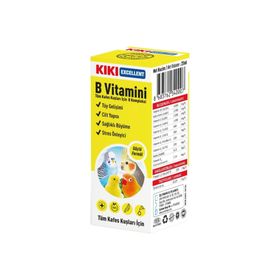 Kiki Excellent Kuşlar İçin B Vitamini 25 ml Sıvı Damla
