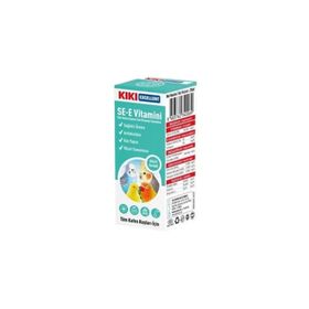 Kiki Excellent Sağlıklı Üreme Destekleyici Kuşlar İçin 25 ml SE-E Vitamini Sıvı Damla