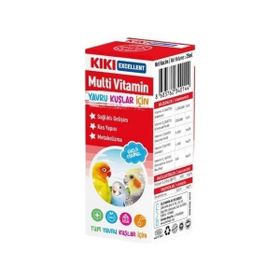 Kiki Excellent Yavru Kuşlar İçin 25 ml Multi Vitamin Sıvı Damla