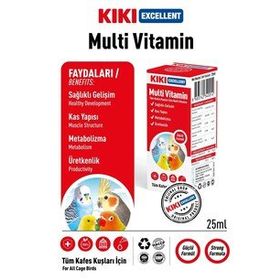 Kiki Excellent Yavru Kuşlar İçin 25 ml MultiVitamin