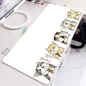 KIKIYE Kawaii Kedili XXL Oyuncu Mouse Pad