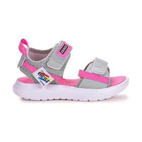 Kiko 200 Gri Kids Cırtlı Yürüyüş Kız/Erkek Çocuk Sandalet