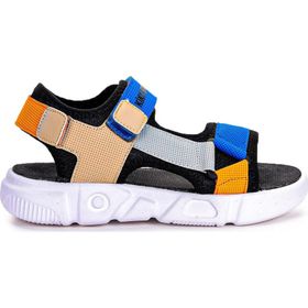 Kiko 2722-27 Saks Kids Cırtlı Yürüyüş Erkek Çocuk Sandalet