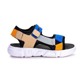 Kiko 2722-27 Saks Kids Cırtlı Yürüyüş Erkek Çocuk Sandalet