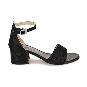 Kiko 769 Siyah Çupra Günlük Kız Çocuk Sandalet