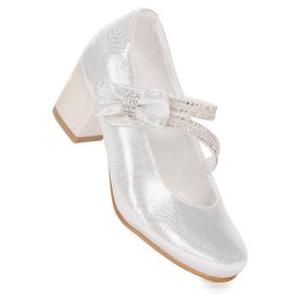Kiko Kids Aisha Vakko Günlük Kız Çocuk 4 cm Topuklu Abiye Ayakkabı
