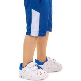 Kiko Kids Bart Beyaz Mavi Erkek Bebek Spor Ayakkabı