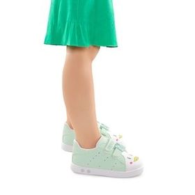 Kiko Kids Bart Cırtlı Işıklı Su Yeşili Kız Bebek Spor Ayakkabı