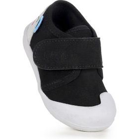 Kiko Kids Catly Cırtlı İlk Adım Ortopedik Siyah Kız Bebek Günlük Ayakkabı