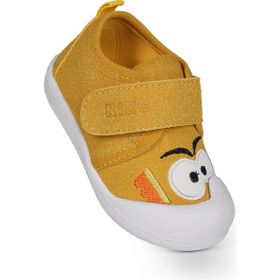 Kiko Kids Cookie Cırtlı İlk Adım Ortopedik Sarı Kız Bebek Günlük Ayakkabı