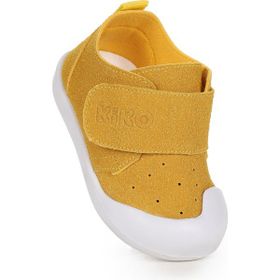 Kiko Kids Rosie İlk Adım Cırtlı Koyu Sarı Kız Bebek Günlük Ayakkabı