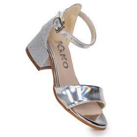 Kiko Kids Sheila Ayna Kum Günlük Kız Çocuk 3 cm Topuklu Sandalet Abiye Ayakkabı