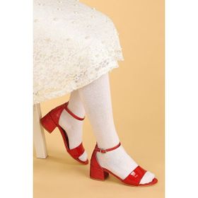 Kiko Kids Sheila Ayna Kum Günlük Kız Çocuk 3 cm Topuklu Sandalet Abiye Ayakkabı
